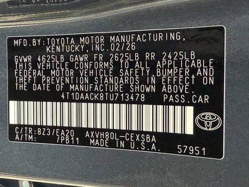 New 2026 Toyota Camry SE image 26