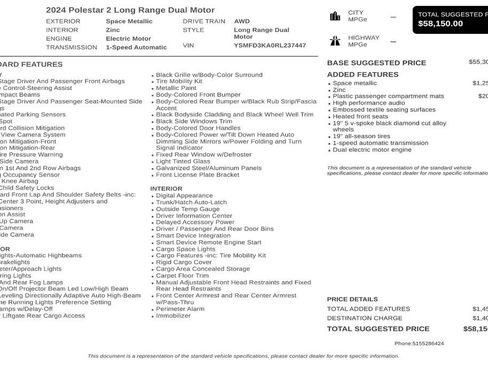 Used 2024 Polestar Polestar 2 AWD/4WD image 3