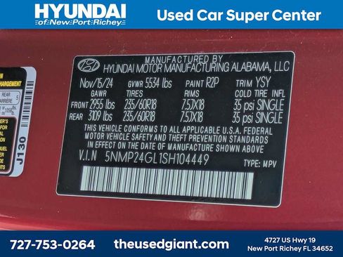 Used 2025 Hyundai Santa Fe SEL FWD image 42