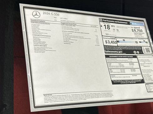New 2026 Mercedes-Benz G 550 image 30