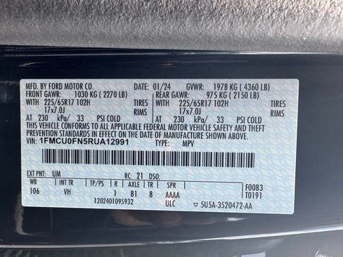 Used 2024 Ford Escape FWD image 36