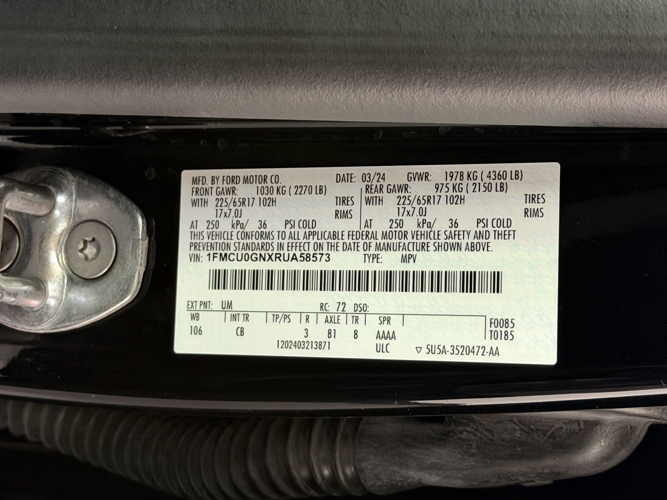 Used 2024 Ford Escape Active FWD image 23