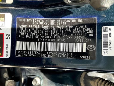 Used 2019 Toyota Camry SE FWD image 29