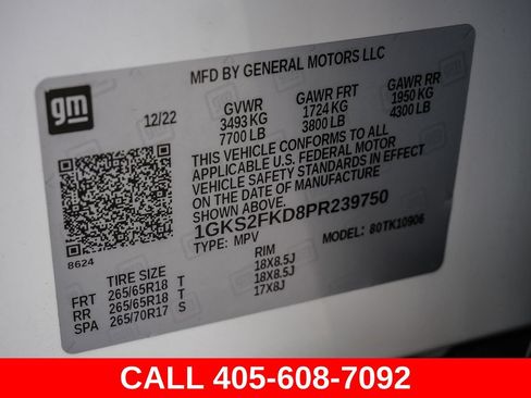 Used 2023 GMC Yukon XL SLE w/ Max Trailering Package AWD/4WD image 39