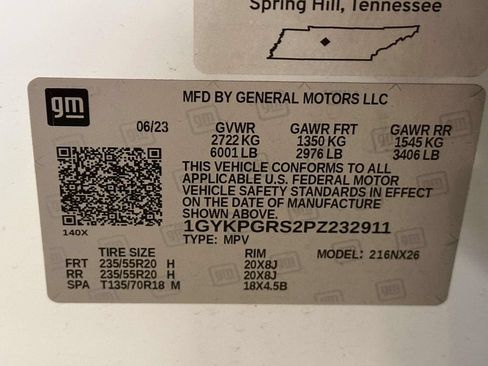 Used 2023 Cadillac XT6 Sport w/ LPO, ONYX Package AWD/4WD image 31