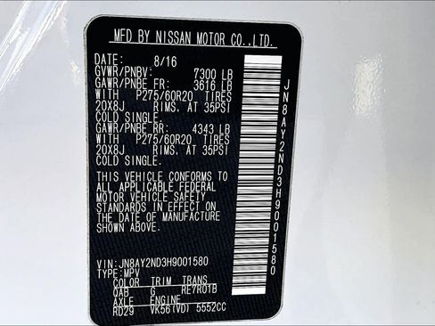 Used 2017 Nissan Armada SL image 36