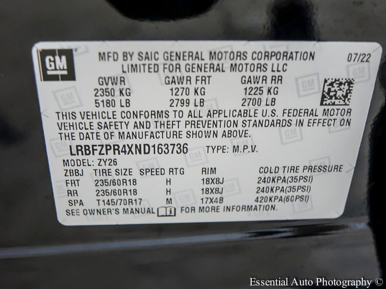 Used 2022 Buick Envision Essence w/ Safety Package AWD/4WD image 38