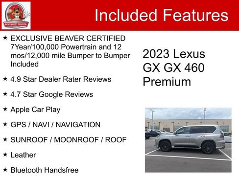 Used 2023 Lexus GX 460 Premium AWD/4WD image 5