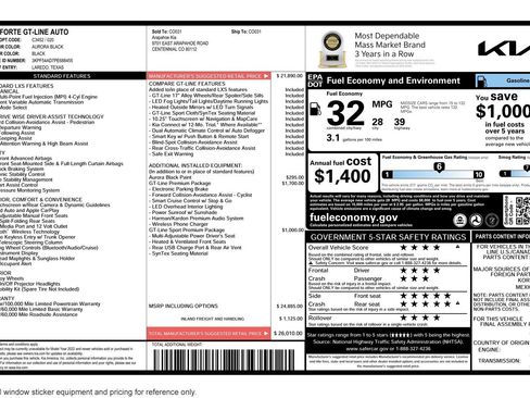 Used 2023 Kia Forte GT-Line w/ GT-Line Premium Package image 2