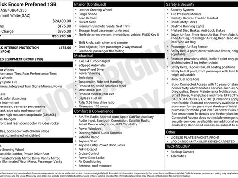 Used 2018 Buick Encore Preferred image 32