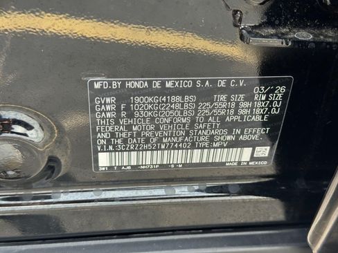 Certified 2026 Honda HR-V Sport image 26