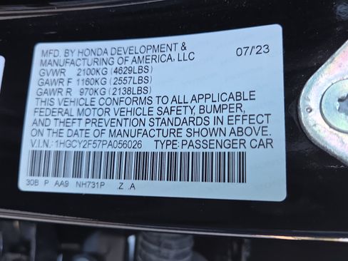 Certified 2023 Honda Accord Sport image 21
