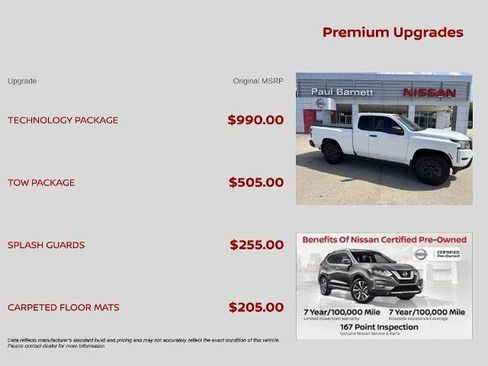 Certified 2024 Nissan Frontier S w/ Technology Package AWD/4WD image 9