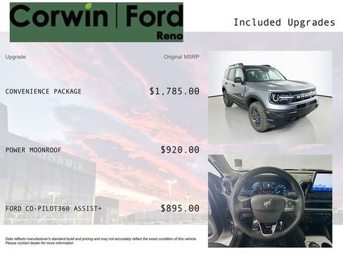 Certified 2023 Ford Bronco Sport Big Bend w/ Convenience Package image 3