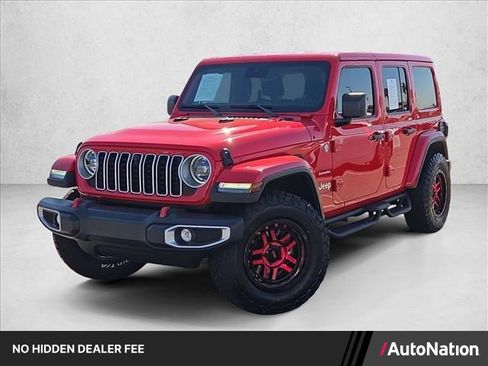 Used 2024 Jeep Wrangler Unlimited Sahara w/ Technology Group AWD/4WD image 1