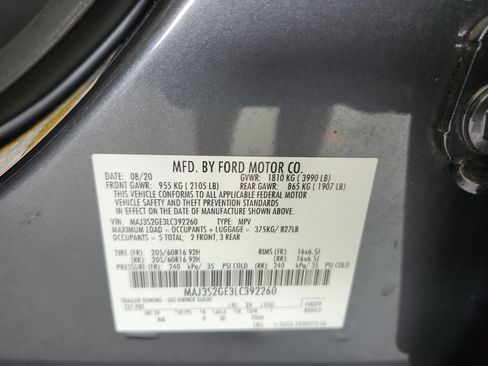 Used 2020 Ford EcoSport SE FWD image 22
