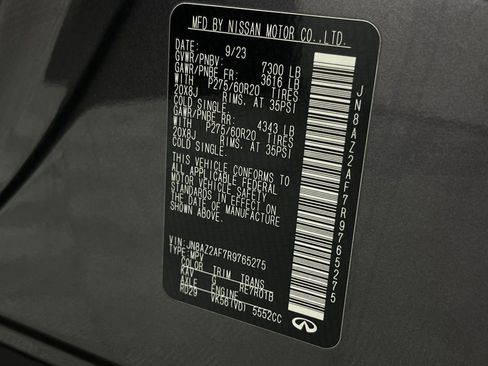 Used 2024 INFINITI QX80 Luxe image 34