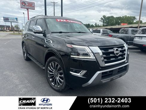 Used 2022 Nissan Armada Platinum w/ Captain's Chairs Package image 1