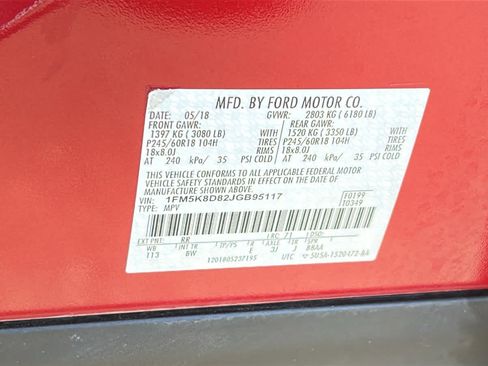Used 2018 Ford Explorer XLT w/ Equipment Group 202A AWD/4WD image 31