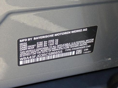 Certified 2024 BMW 530i w/ M Sport Package image 26