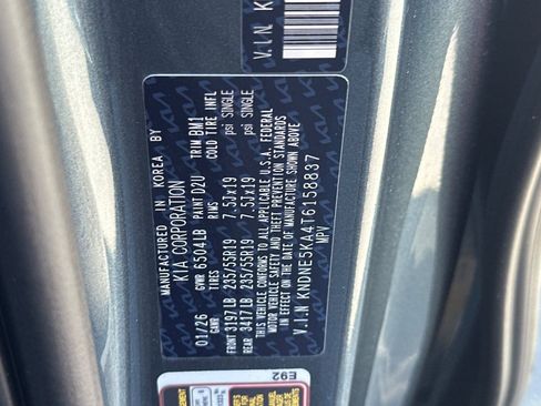 New 2026 Kia Carnival SX image 28