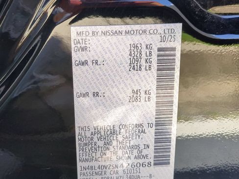 Used 2025 Nissan Altima 2.5 SV FWD image 35