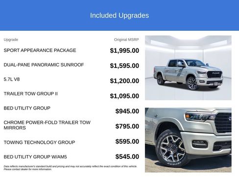 New 2026 RAM 1500 Laramie w/ Sport Appearance Package AWD/4WD image 3