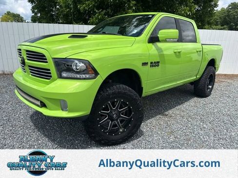 Used 2017 RAM 1500 Sport w/ Sublime Green Sport Package AWD/4WD image 1