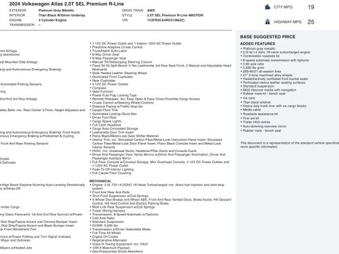 Used 2024 Volkswagen Atlas SEL Premium R-Line image 4