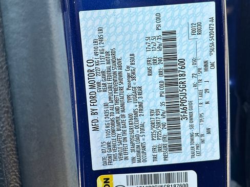 Used 2016 Ford Fusion Energi Titanium image 27