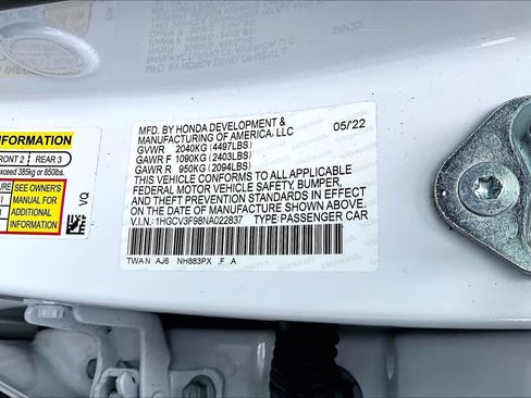 Used 2022 Honda Accord Touring image 36