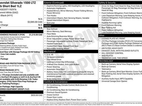 New 2026 Chevrolet Silverado 1500 LTZ AWD/4WD image 2