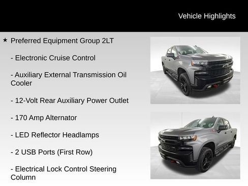 Used 2021 Chevrolet Silverado 1500 LT Trail Boss w/ LPO, Dark Essentials Package AWD/4WD image 15