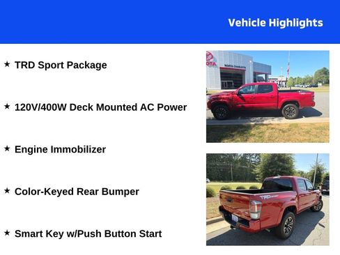 Used 2021 Toyota Tacoma TRD Sport RWD image 4