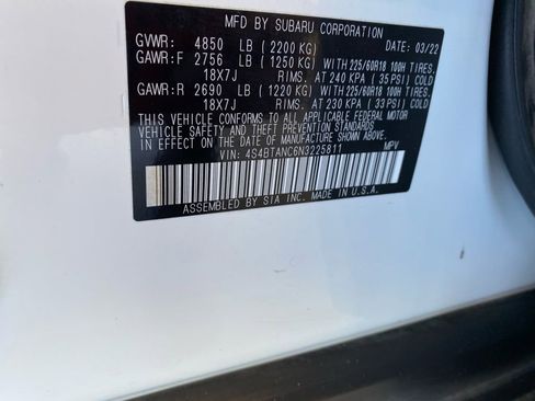 Certified 2022 Subaru Outback Limited image 20