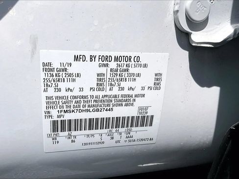 Used 2020 Ford Explorer XLT w/ Class III Trailer Tow Package RWD image 35