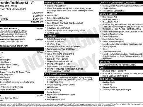 Used 2021 Chevrolet TrailBlazer LT w/ Convenience Package image 2