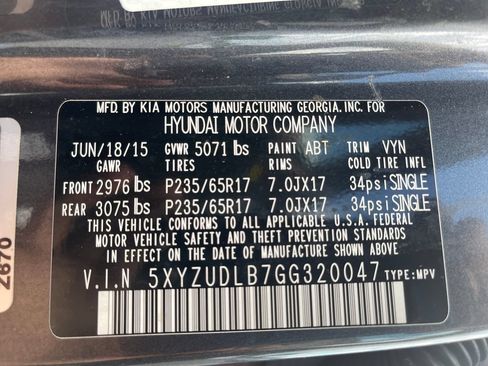 Used 2016 Hyundai Santa Fe Sport w/ Option Group 02 AWD/4WD image 32
