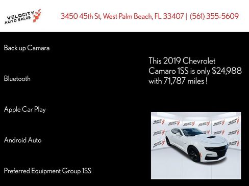 Used 2019 Chevrolet Camaro SS image 27