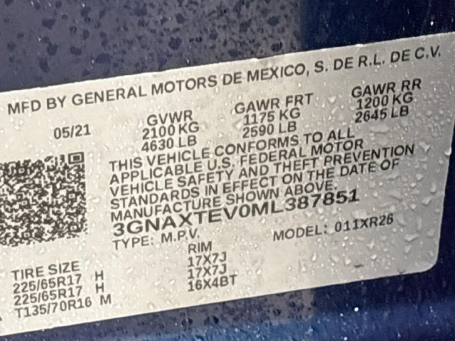 Used 2021 Chevrolet Equinox LT w/ Driver Convenience Package AWD/4WD image 24
