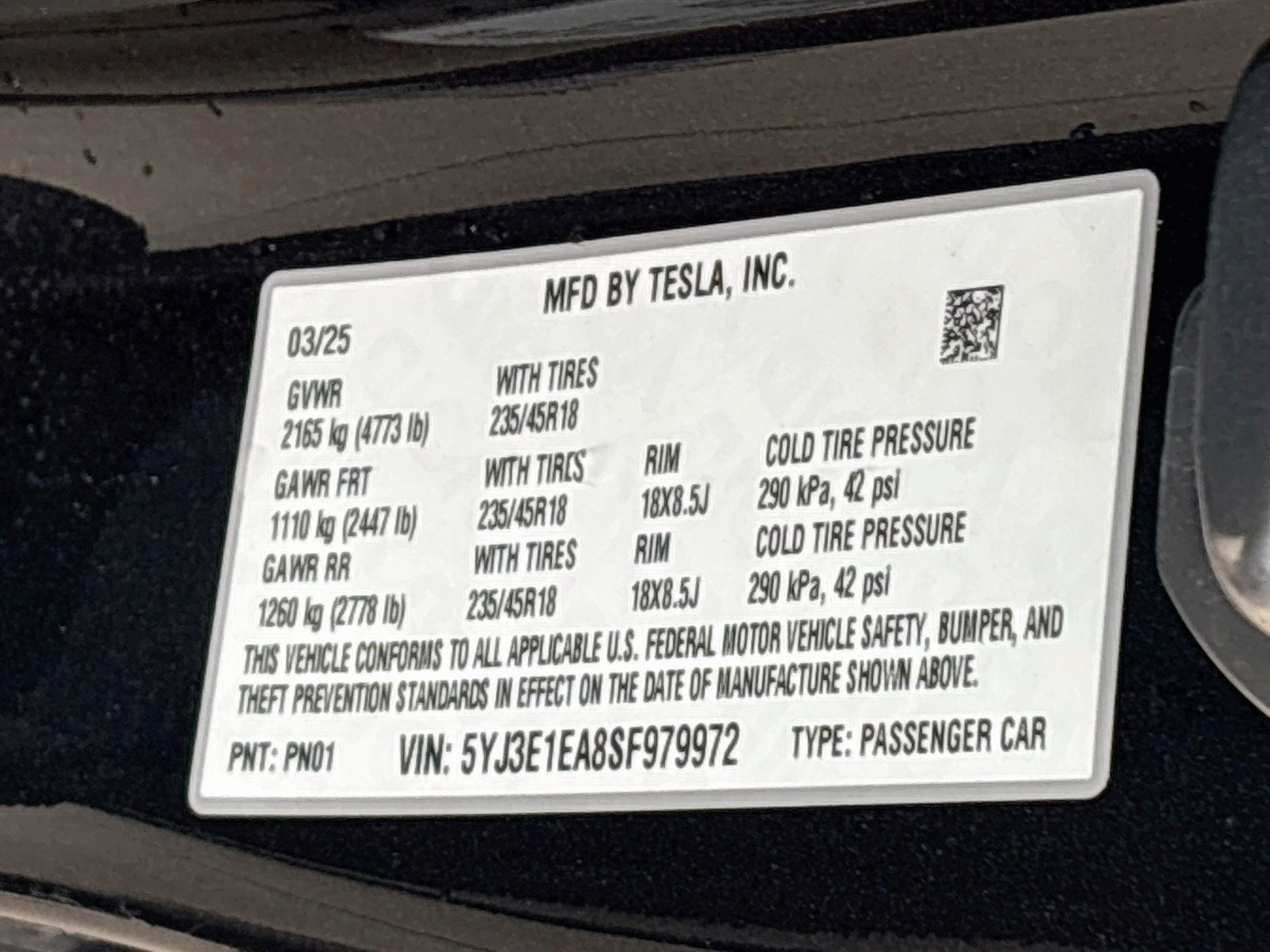 Used 2025 Tesla Model 3 Long Range RWD image 29