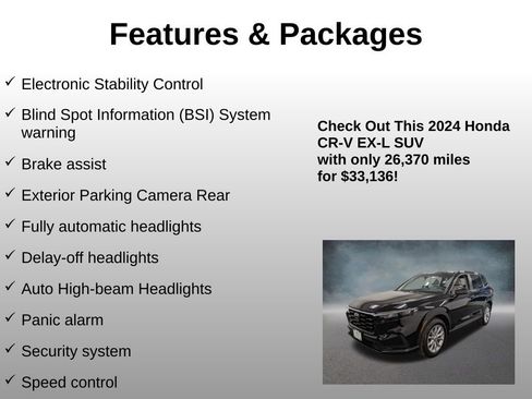 Certified 2024 Honda CR-V EX-L image 20