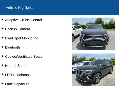 Used 2024 Volkswagen Atlas SE AWD/4WD image 2