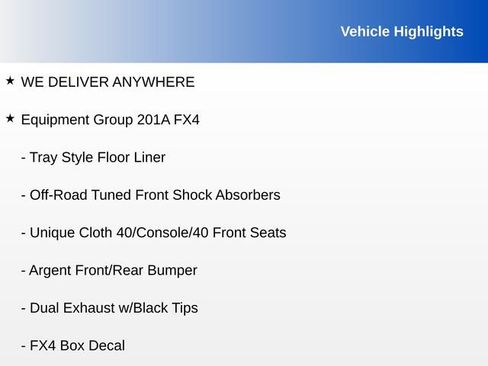 Used 2025 Ford F150 STX w/ Equipment Group 201A FX4 image 8