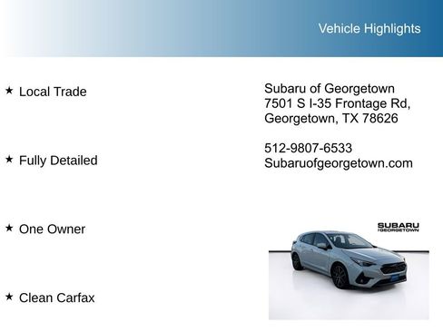 Certified 2025 Subaru Impreza 2.0i Sport w/ Popular Package #1 image 10