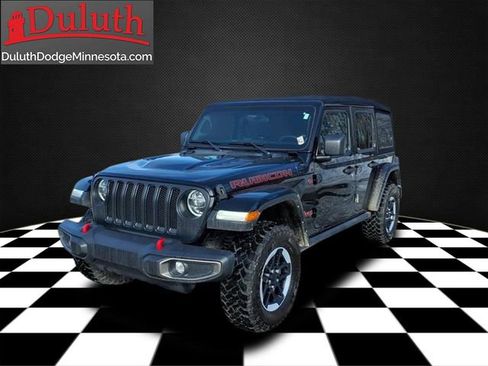 Used 2021 Jeep Wrangler Unlimited Rubicon w/ LED Lighting Group image 1