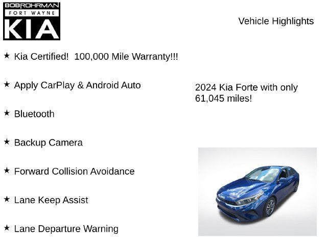 Certified 2024 Kia Forte LXS FWD image 7