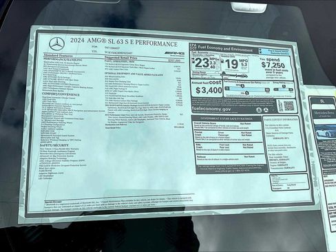 New 2024 Mercedes-Benz SL 63 AMG S e Performance 4MATIC image 19