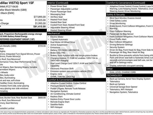 Used 2026 Cadillac Vistiq Sport image 12