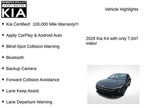 Certified 2026 Kia K4 FWD image 7
